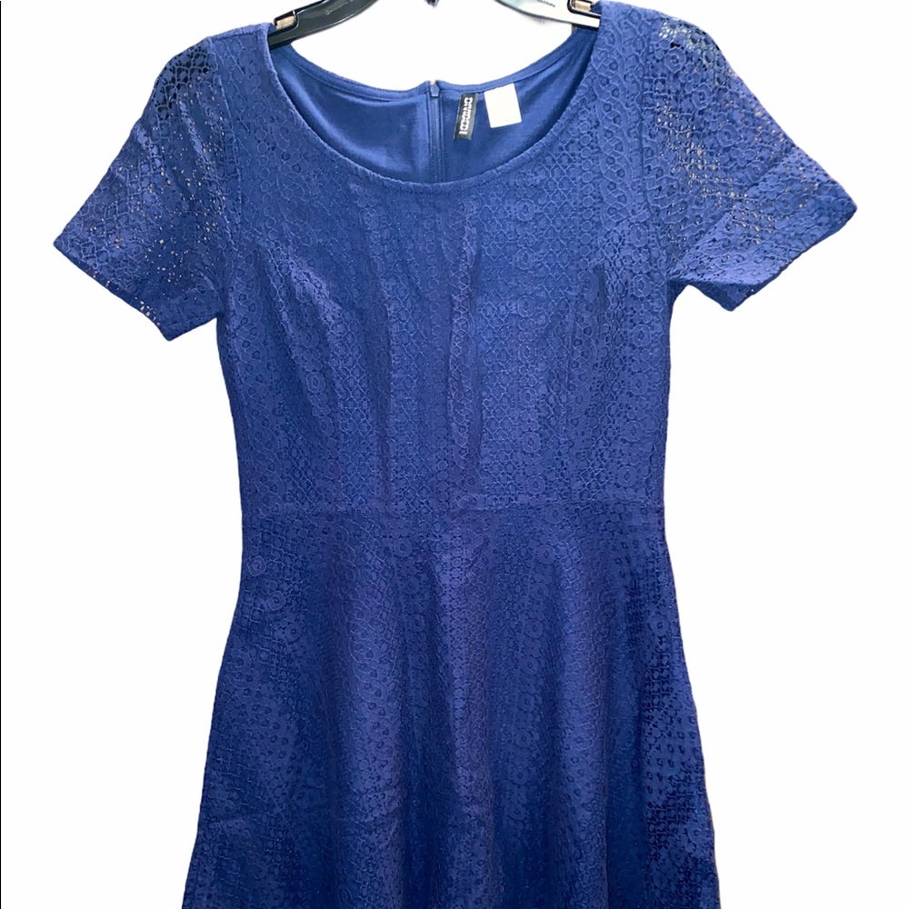 “H&M” Royal Blue Lace Dress